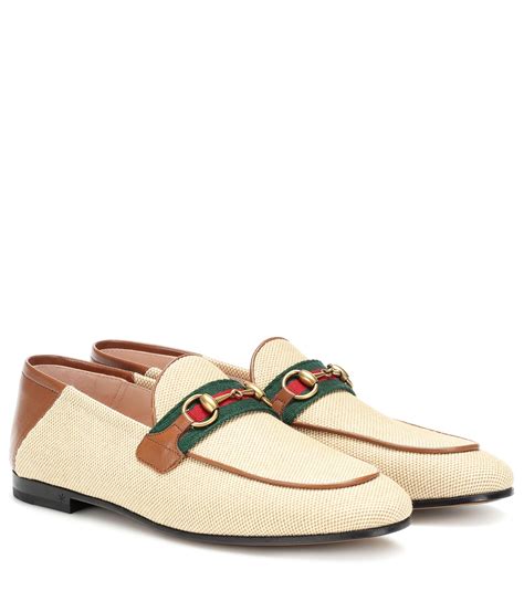 gucci canvas loafer|Gucci brixton loafer women.